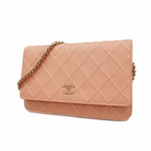 Chanel wild stitch chain shoulder bag 