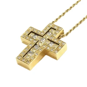 Damiani Belle epoque necklace YG diamond 
