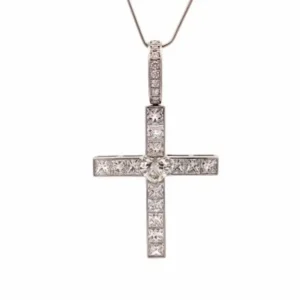 Pt･Pm900 diamond necklace 2.016 ct