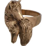 9-karat gold（K9）animal motif ring