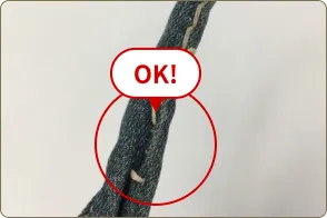 破損，脫線