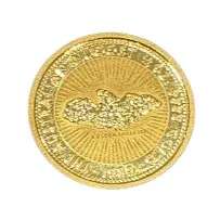 K24 Gold Nugget Coin