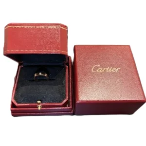 Cartier Love ring 3 diamonds